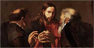 Digiuno Cristiano e astinenza. Nell'immagine: Preghiera alla Vergine di She Shan, Benedetto XVI. Nell'immagine: Hendrick ter Brugghen, La cena ad Emmaus, 1621 circa, Potsdam (Germania), Pinacoteca Sanssouci