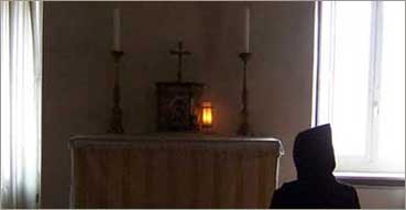 Intervista Monastero San Benedetto di Norcia. Nell'immagine: Monastero di San Benedetto di Norcia