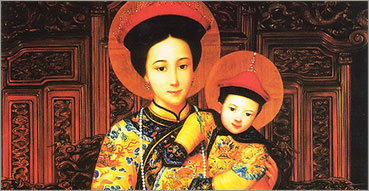 Preghiera alla Vergine di She Shan, Benedetto XVI. Nell'immagine: Nostra Signora della Cina