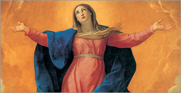 Preghiera di Pio XII alla Vergine Maria Assunta in Cielo. Nell'immagine: Guido Reni, Assunzione di Maria, 1642, Monaco di Baviera, Alte Pinakothek.